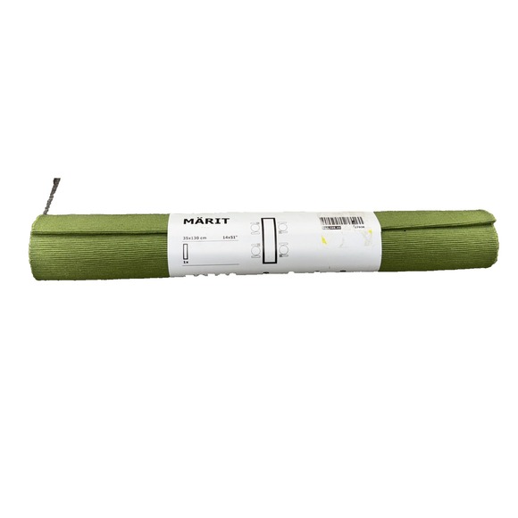 Ikea MARIT Table Runner 35x130cm Cotton GREEN NEW - Picture 1 of 5